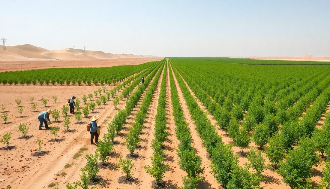 Greening the Desert: China's Ambitious Great Green Wall Project