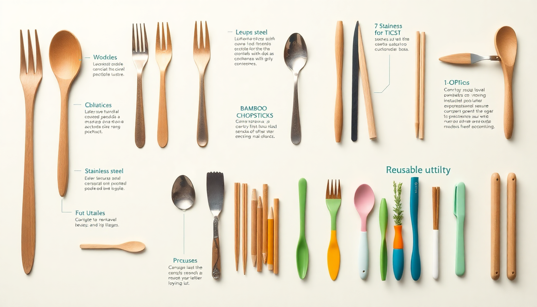 Choosing the Right Reusable Cutlery: A Guide to Reducing Plastic Waste