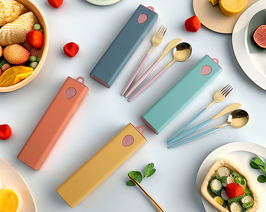 Stainless Steel Cutlery Set of 5 (With Tea spoon)