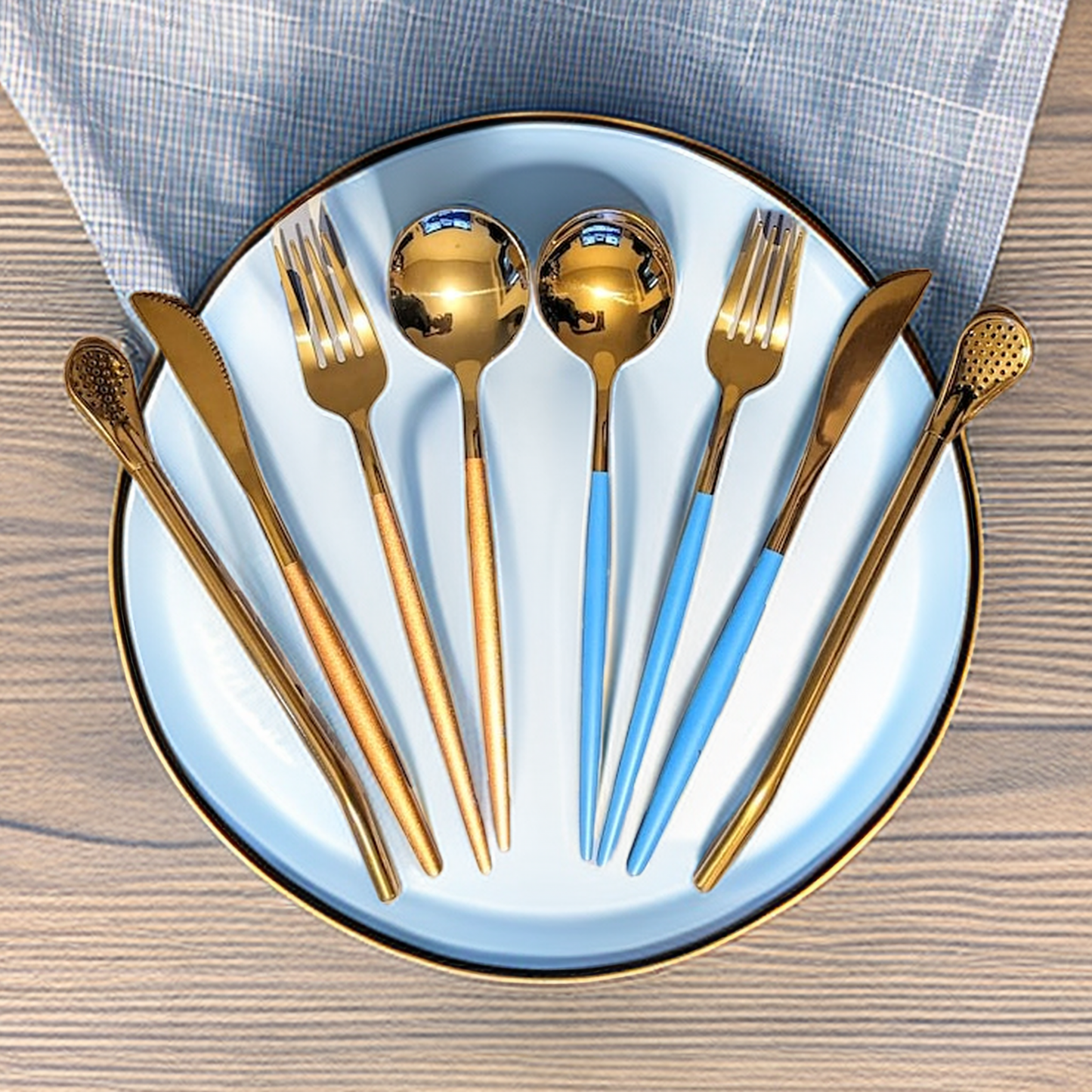 Stainless Steel Cutlery Set of 4 (No Tea Spoon)