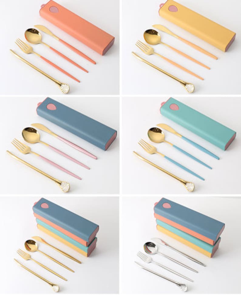 Stainless Steel Cutlery Set of 4 (No Tea Spoon) - Builditfy