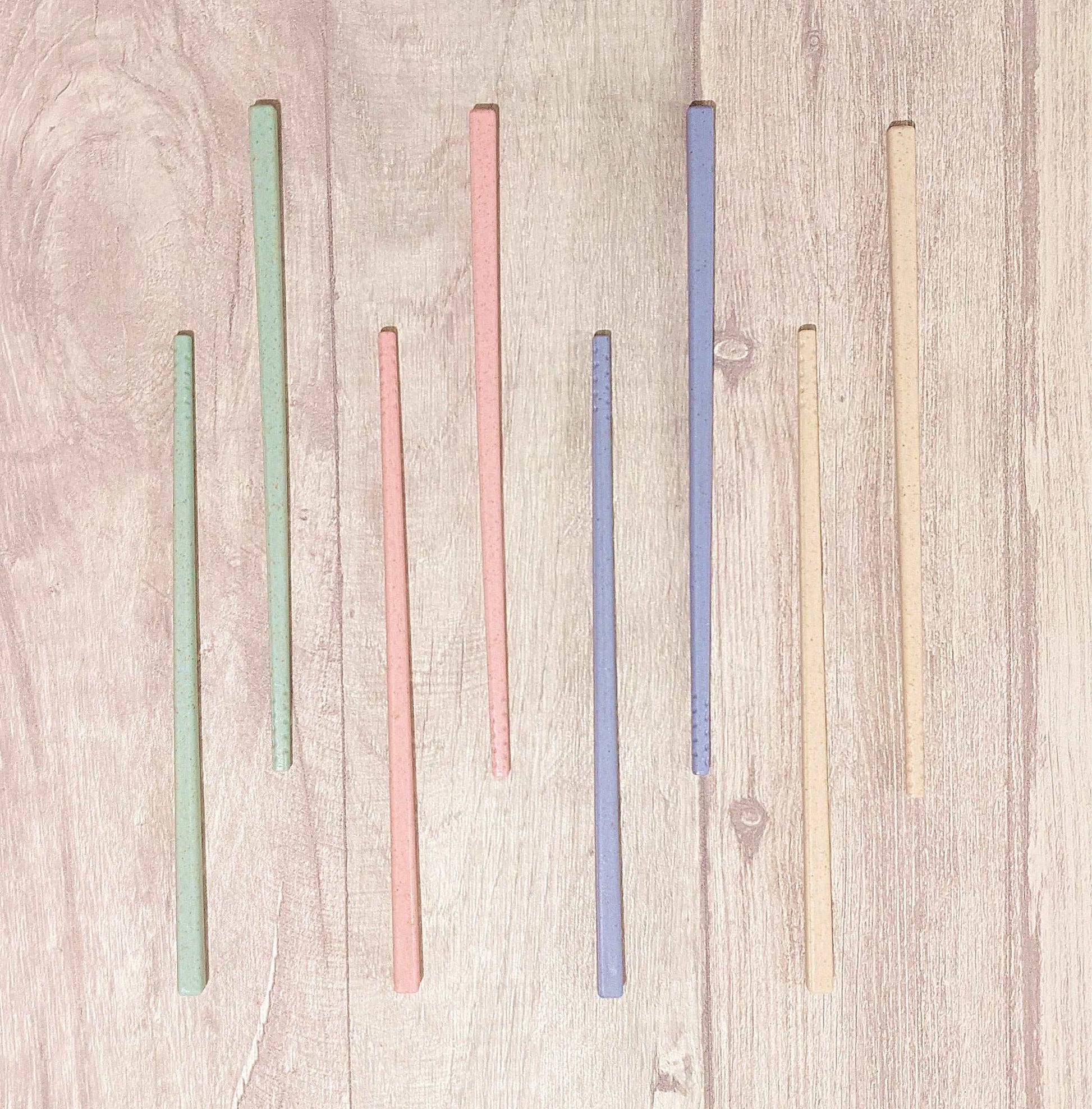 Sustainable Wheat Straw Chopsticks Set - 4 Pairs, Eco-Conscious Dining Essentials - Builditfy