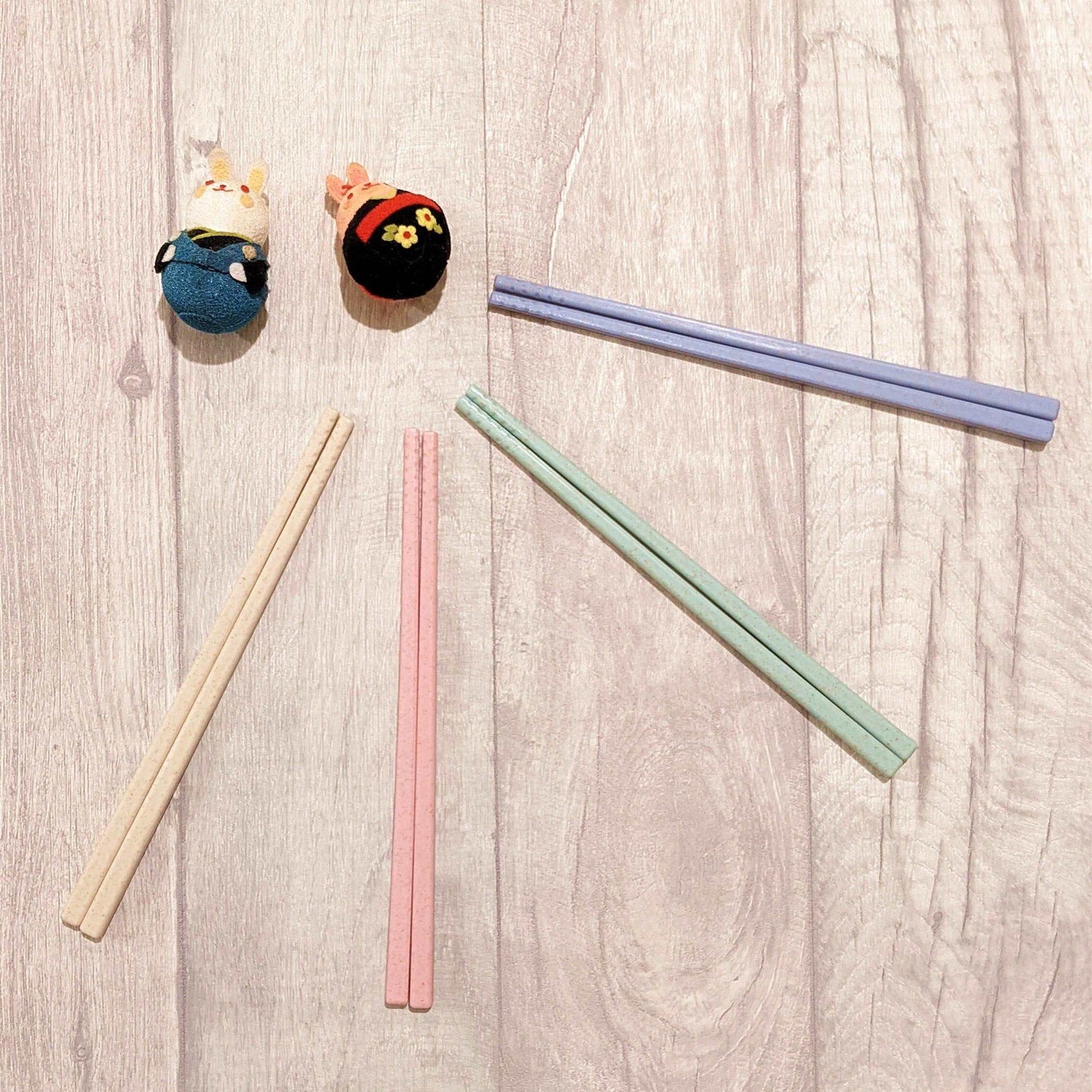 Sustainable Wheat Straw Chopsticks Set - 4 Pairs, Eco-Conscious Dining Essentials - Builditfy