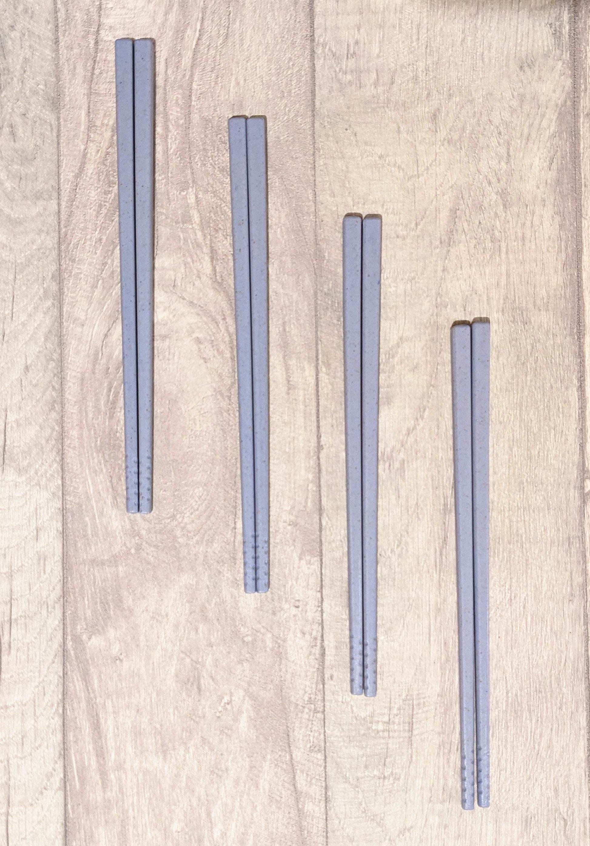 Sustainable Wheat Straw Chopsticks Set - 4 Pairs, Eco-Conscious Dining Essentials - Builditfy