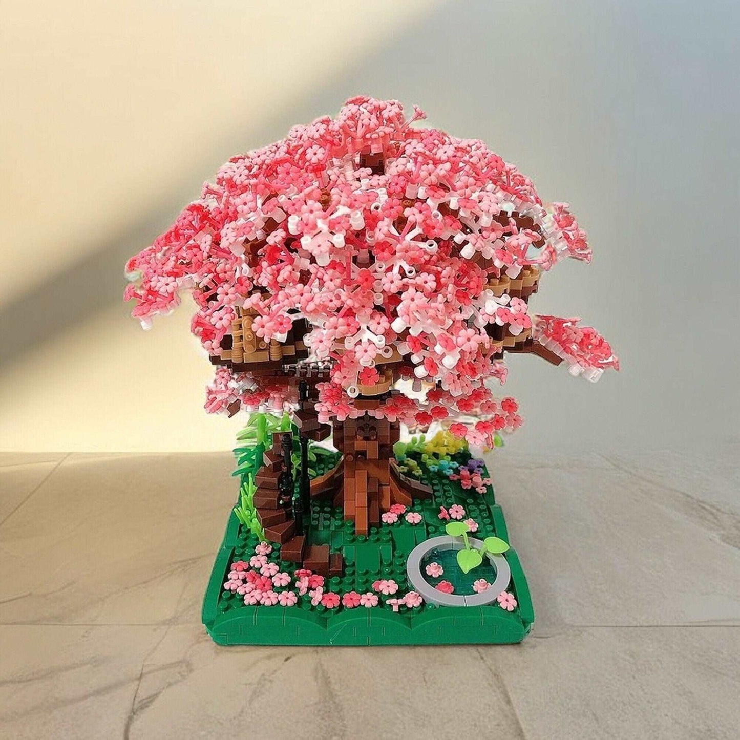 Build-Your-Own Enchanting Cherry Blossom Treehouse Building Kit - 2008 pcs, Detailed Collectible Model - Perfect for Experienced Builders - Builditfy