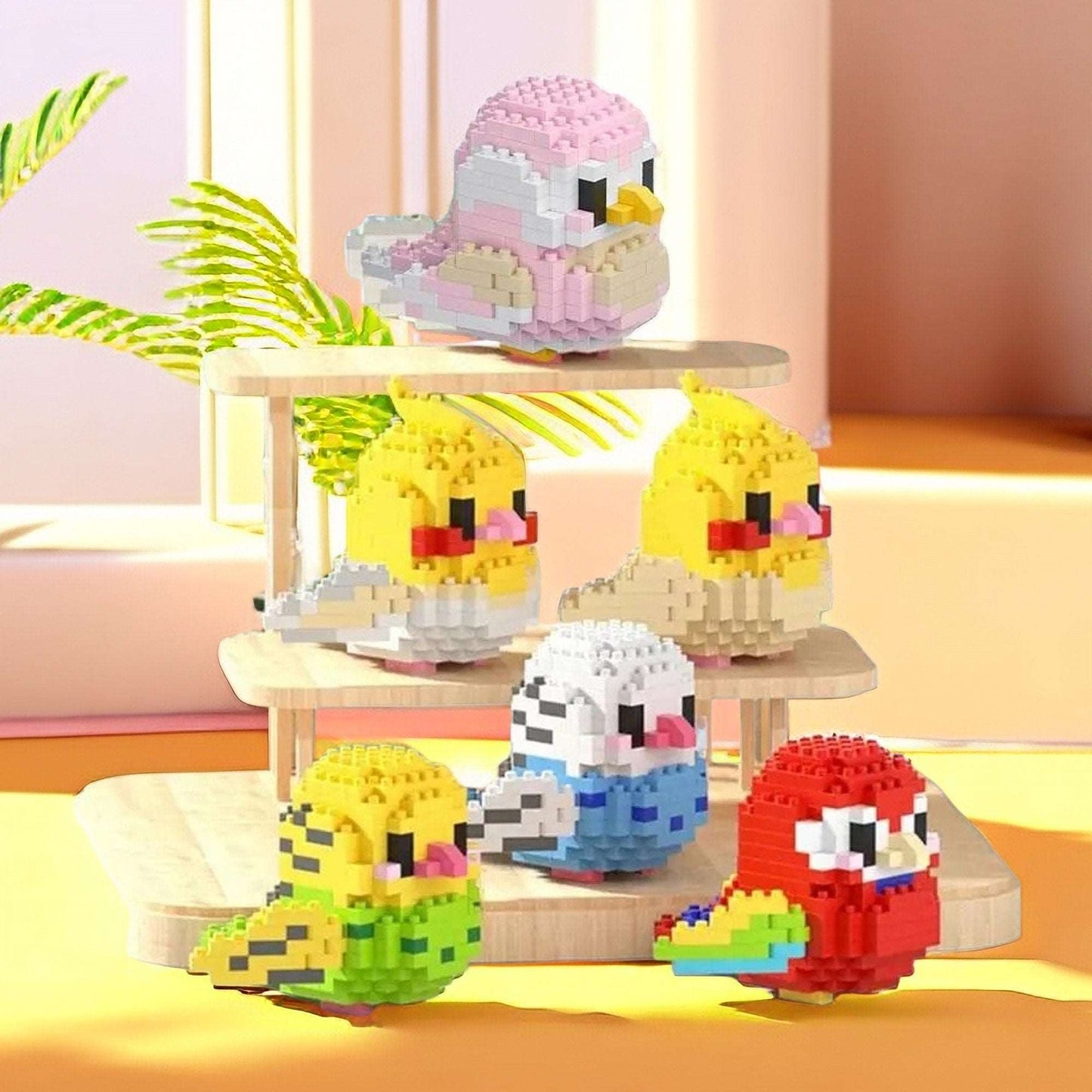 DIY Bird Nano Blocks Brick Sets - Charming Collectible Miniature Bird Figures with Movable Wings - Builditfy