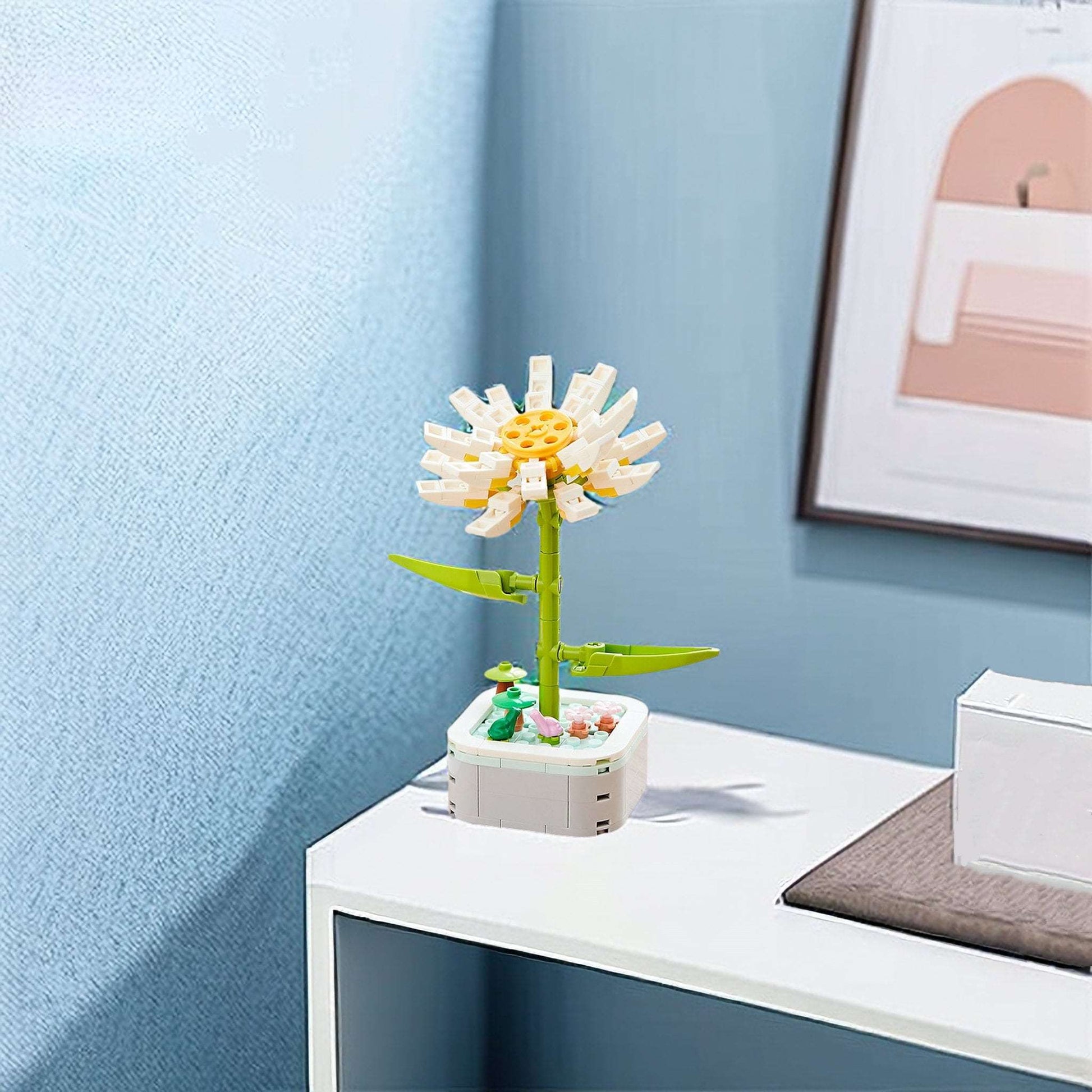 Daisy - DIY Floral Bliss: Craft Your Own Eternal Garden with Flower Building Block Kits - Builditfy