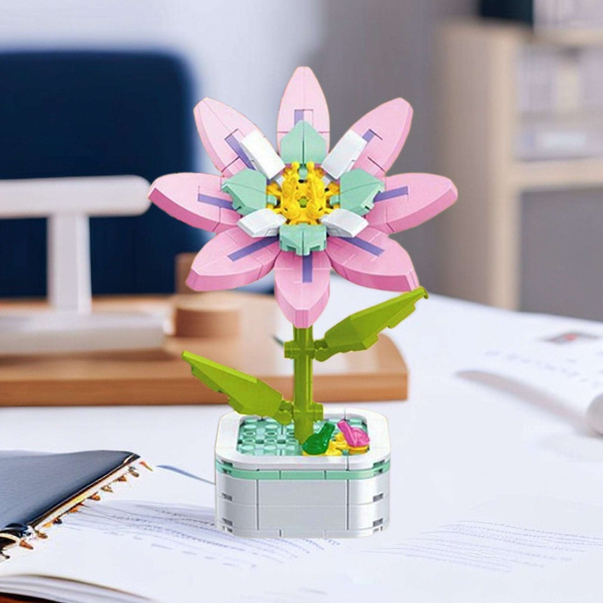 Gardenia DIY Floral Bliss: Craft Your Own Eternal Garden with Flower Building Block Kits - Builditfy