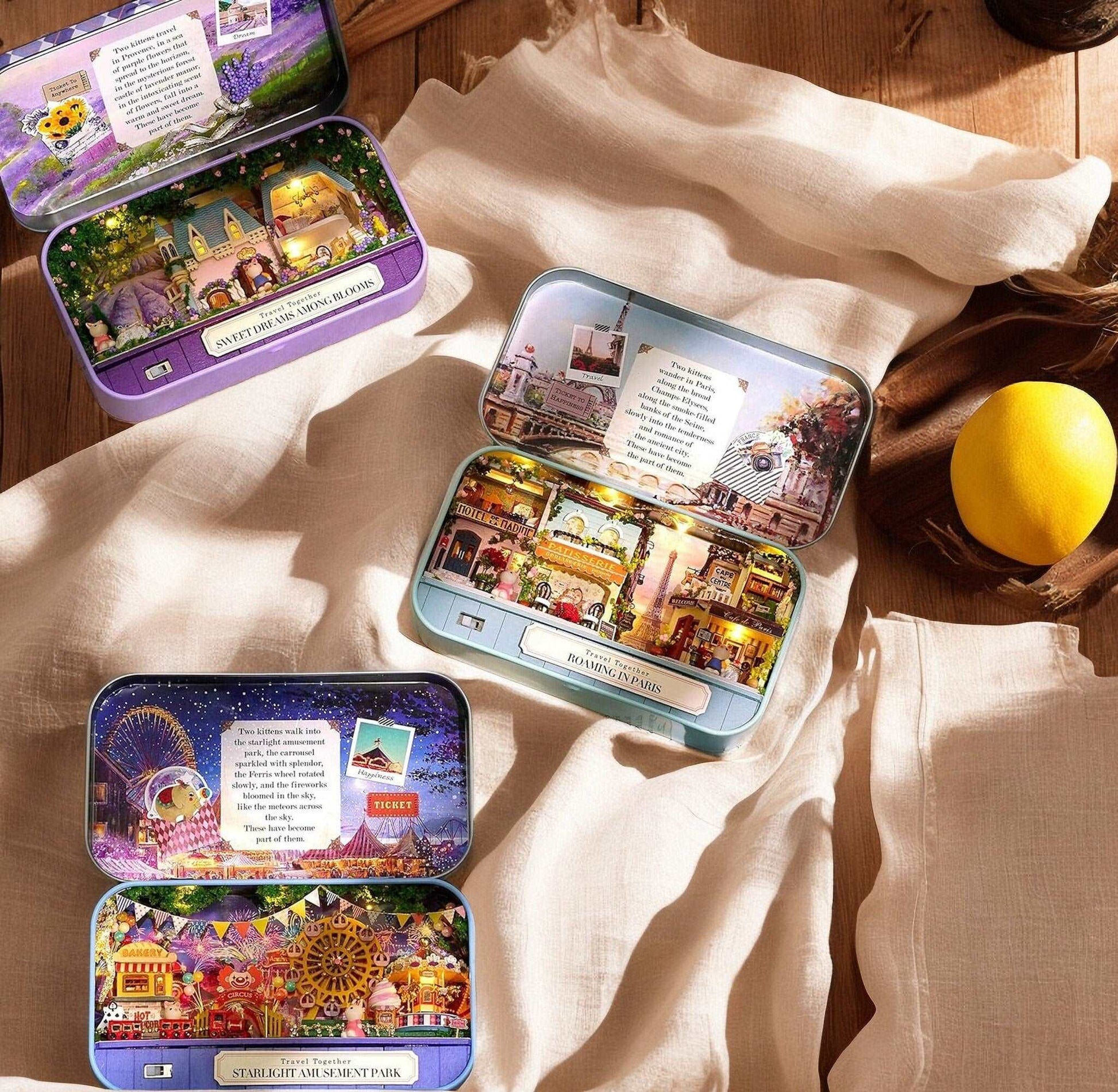 DIY Handmade Miniature Dollhouse Kit - Create Your Own Magical World with Box Theatre Gift (Non-Finished Product) - Builditfy