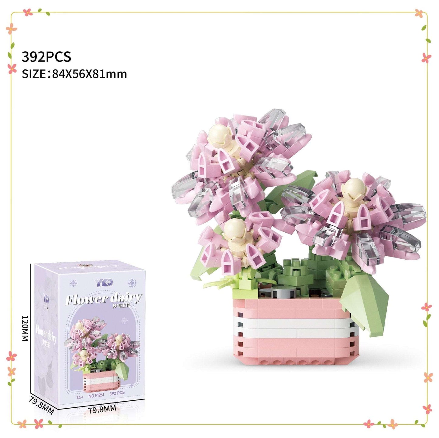 Creative DIY Botanical Flower Sets - Build-Your-Own Garden, Home Decor & Gift Idea, Option 7-12 - Builditfy