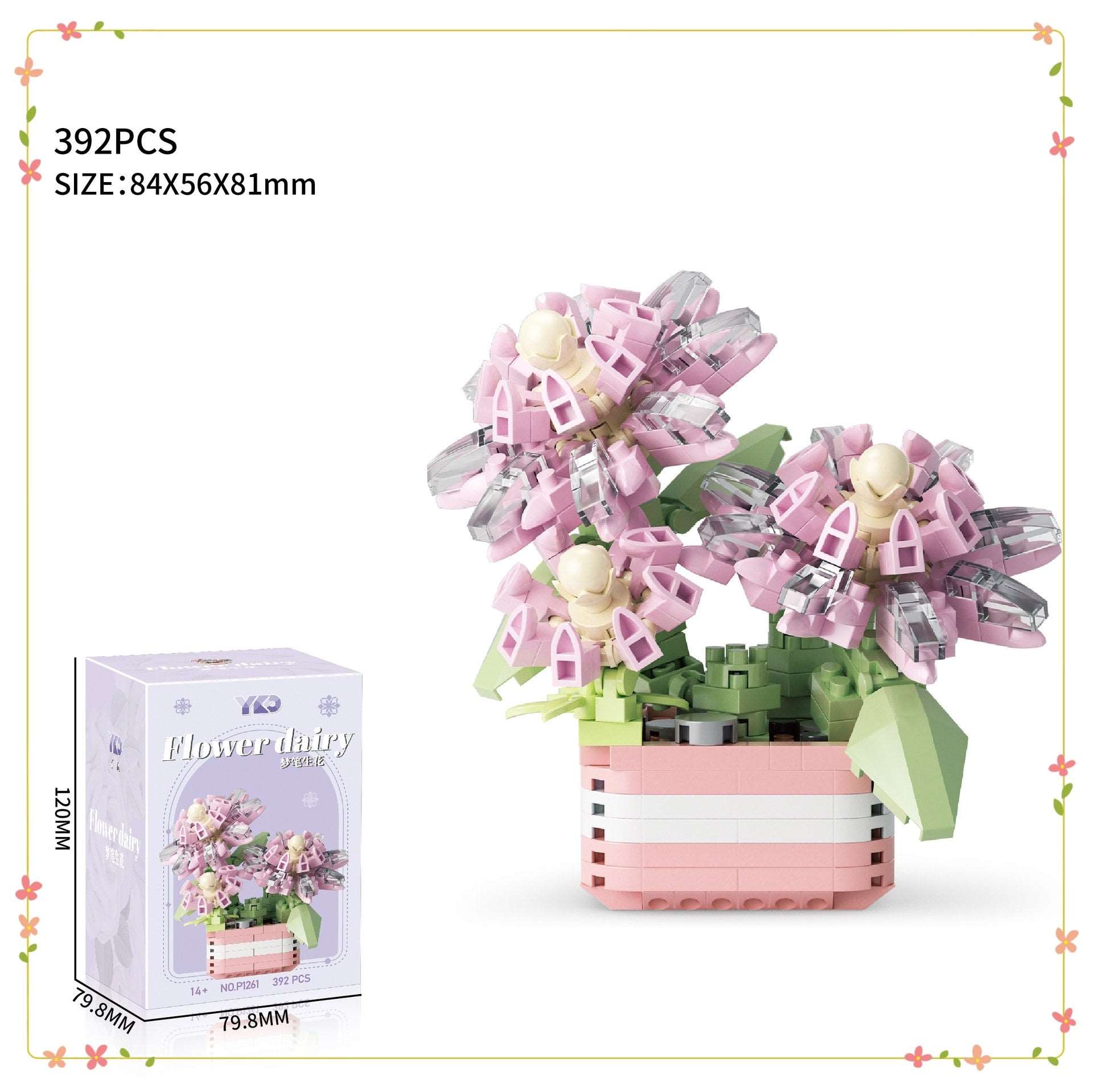 Creative DIY Botanical Flower Sets - Build-Your-Own Garden, Home Decor & Gift Idea, Option 7-12 - Builditfy