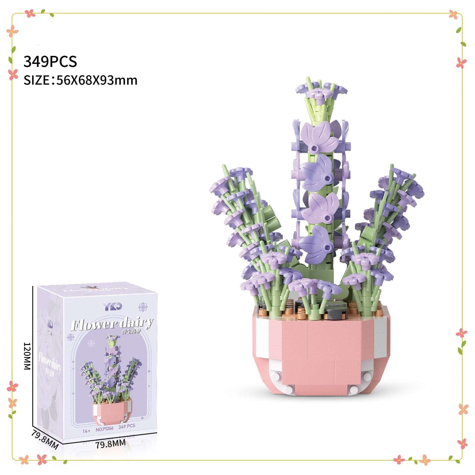 Creative DIY Botanical Flower Sets - Build-Your-Own Garden, Home Decor & Gift Idea, Option 7-12 - Builditfy