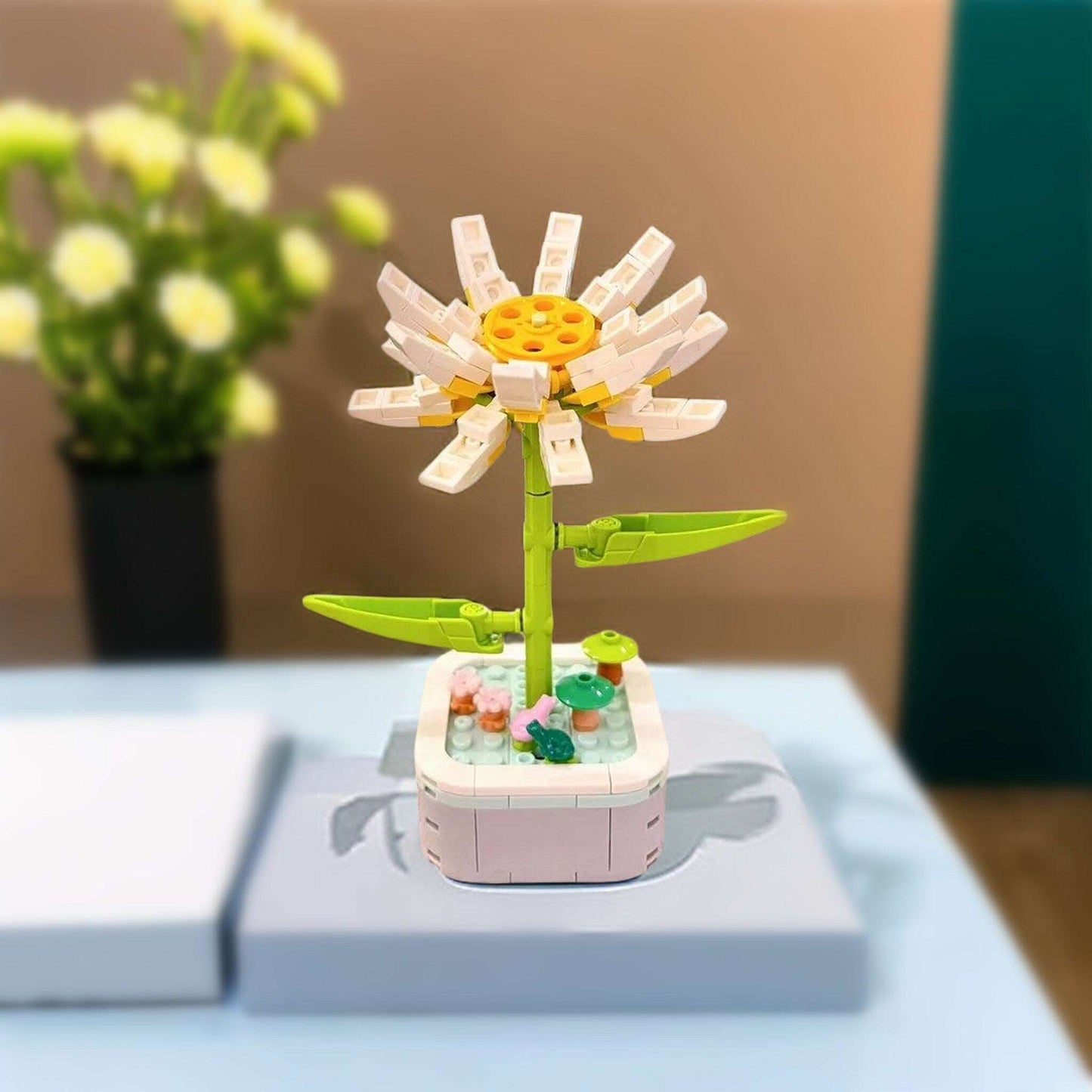 Daisy - DIY Floral Bliss: Craft Your Own Eternal Garden with Flower Building Block Kits - Builditfy