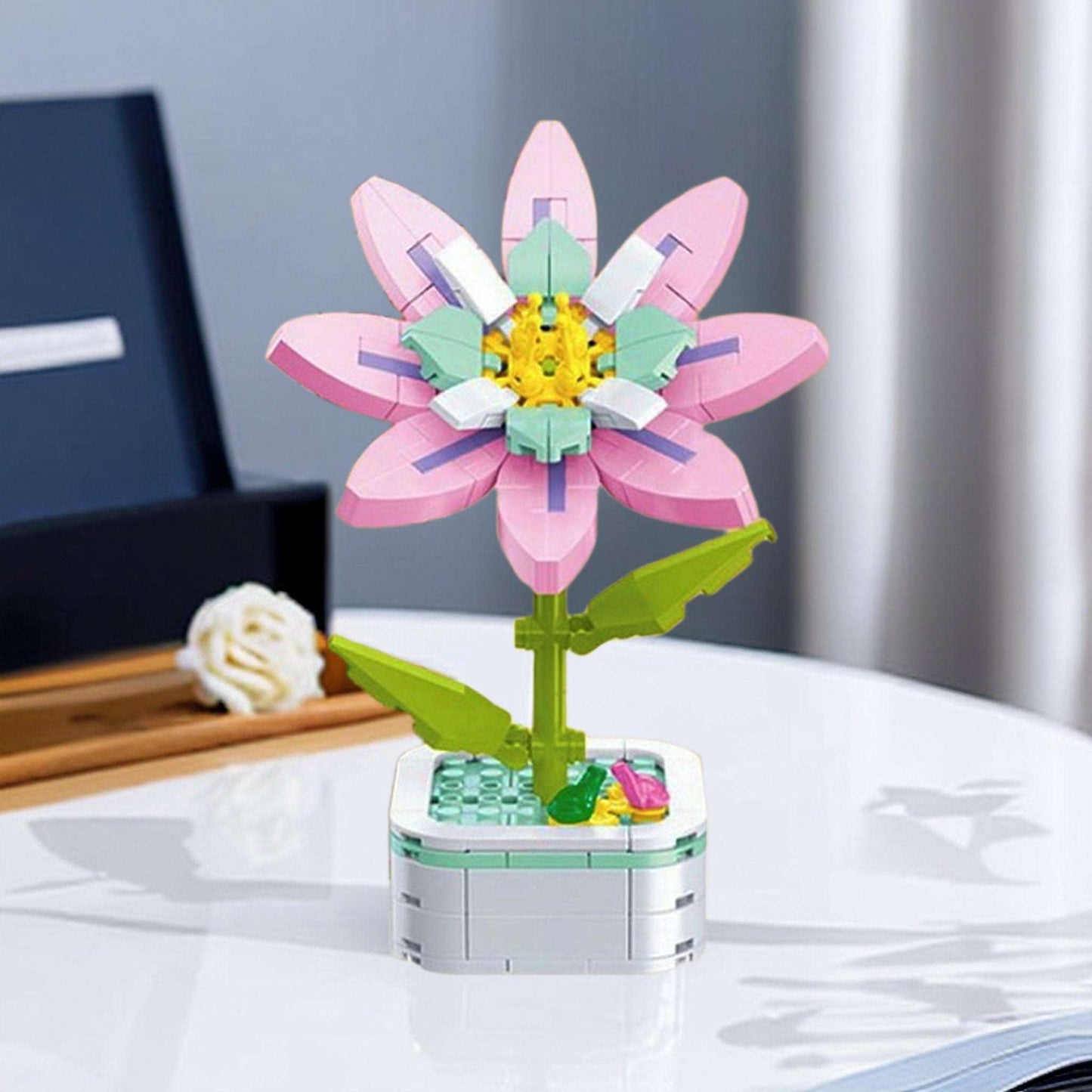 Gardenia DIY Floral Bliss: Craft Your Own Eternal Garden with Flower Building Block Kits - Builditfy