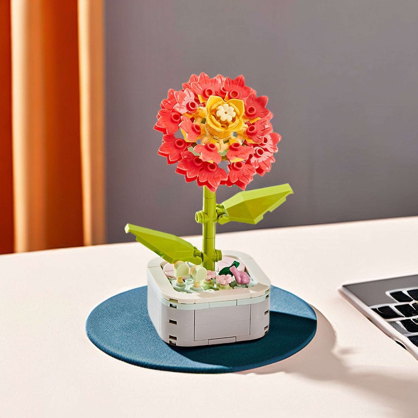 Agapanthus DIY Floral Bliss: Craft Your Own Eternal Garden with Flower Building Block Kits - Builditfy