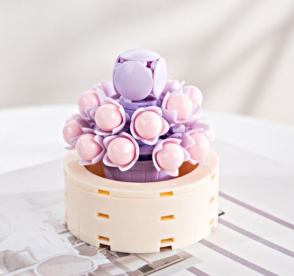 DIY Succulent Potted Plant Gift Set 1 - Building Block Flowers that Never Wilt - Builditfy