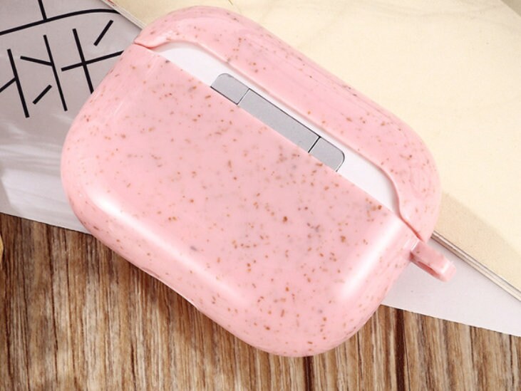 Eco-Friendly Wheat Straw AirPods Case Cover - Stylish Protection for Apple AirPods 1, 2, and Pro (1st Gen) - Builditfy