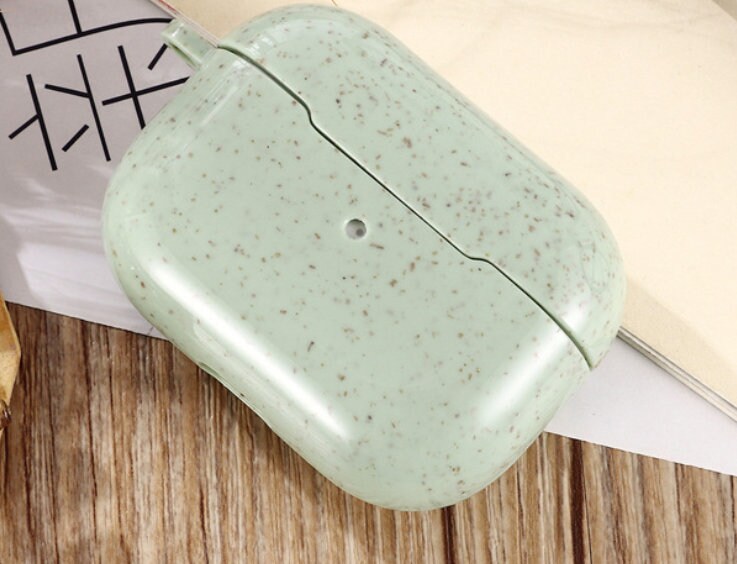Eco-Friendly Wheat Straw AirPods Case Cover - Stylish Protection for Apple AirPods 1, 2, and Pro (1st Gen) - Builditfy