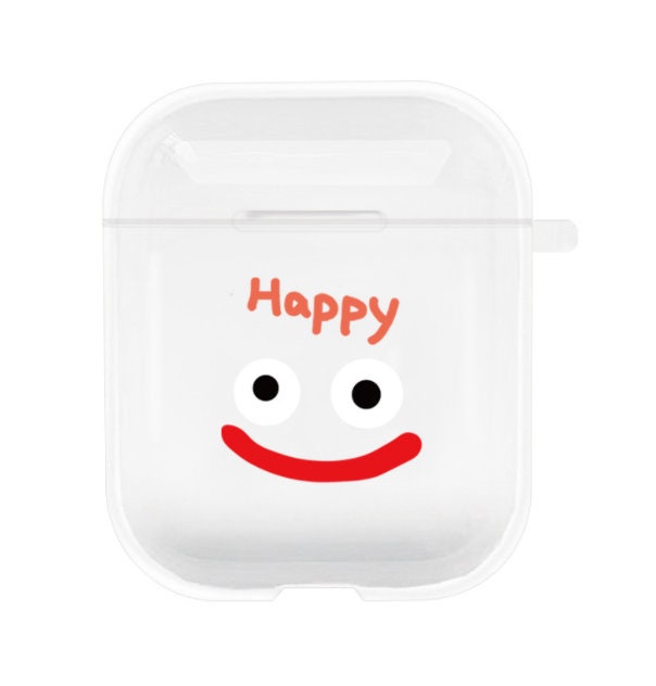 Smiley Face AirPods Case - Cute Protective Cover for AirPods 1, 2 & Pro (1st Gen) - Charming Earbud Accessory - Builditfy