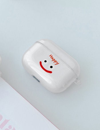 Smiley Face AirPods Case - Cute Protective Cover for AirPods 1, 2 & Pro (1st Gen) - Charming Earbud Accessory - Builditfy