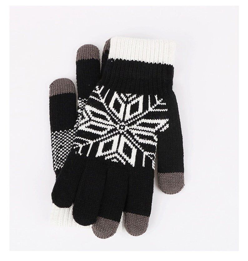 Unisex Winter Nap Gloves for Men and Women, Warm and Cozy Cotton Gloves for Smartphone Users - Builditfy
