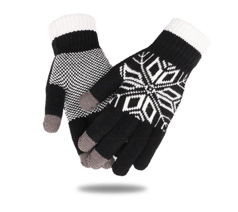 Unisex Winter Nap Gloves for Men and Women, Warm and Cozy Cotton Gloves for Smartphone Users - Builditfy