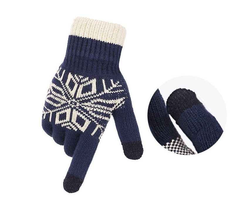 Unisex Winter Nap Gloves for Men and Women, Warm and Cozy Cotton Gloves for Smartphone Users - Builditfy