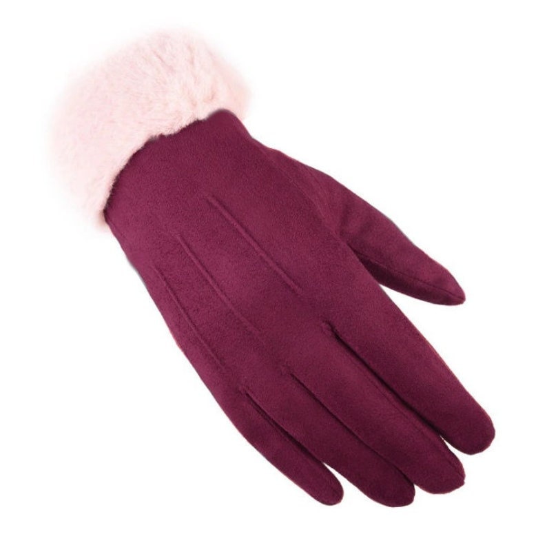 Winter Elegance: Touchscreen Cotton Gloves for Women - Stylish, Warm, and Eco-Friendly - Builditfy