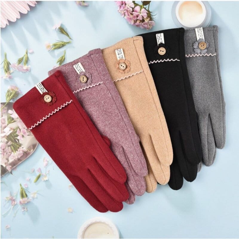 Touchscreen Cotton Gloves for Women - Stay Warm and Connected in Style - Builditfy