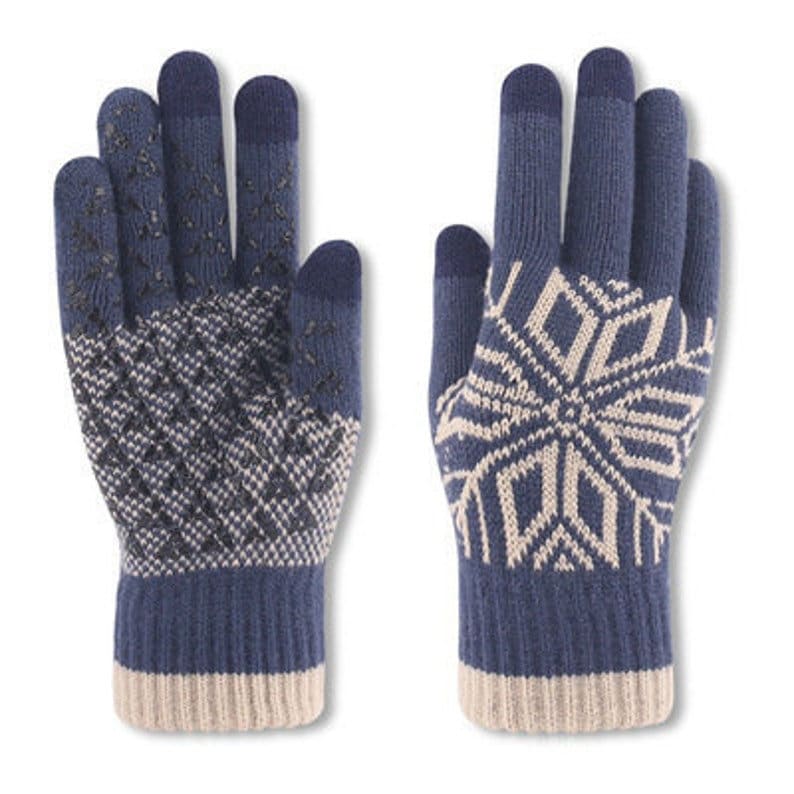 Unisex Winter Nap Gloves for Men and Women, Warm and Cozy Cotton Gloves for Smartphone Users - Builditfy