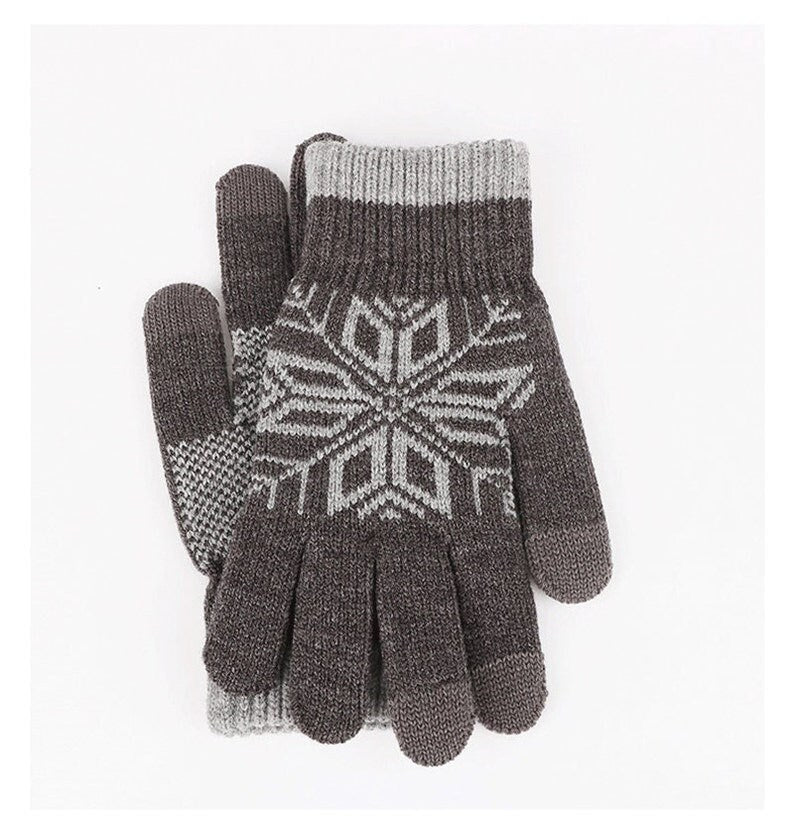Unisex Winter Nap Gloves for Men and Women, Warm and Cozy Cotton Gloves for Smartphone Users - Builditfy