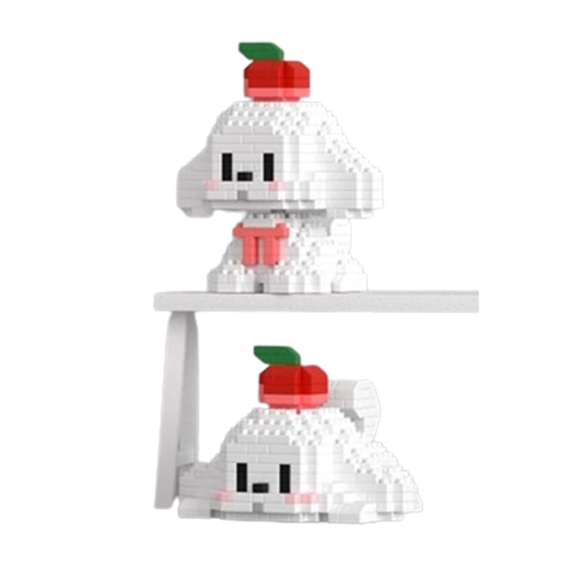 DIY Adorable Interchangeable Pose Dog Nano Blocks Building Kit - Collectable Canine Figurines with Dual Assembly Options - Builditfy