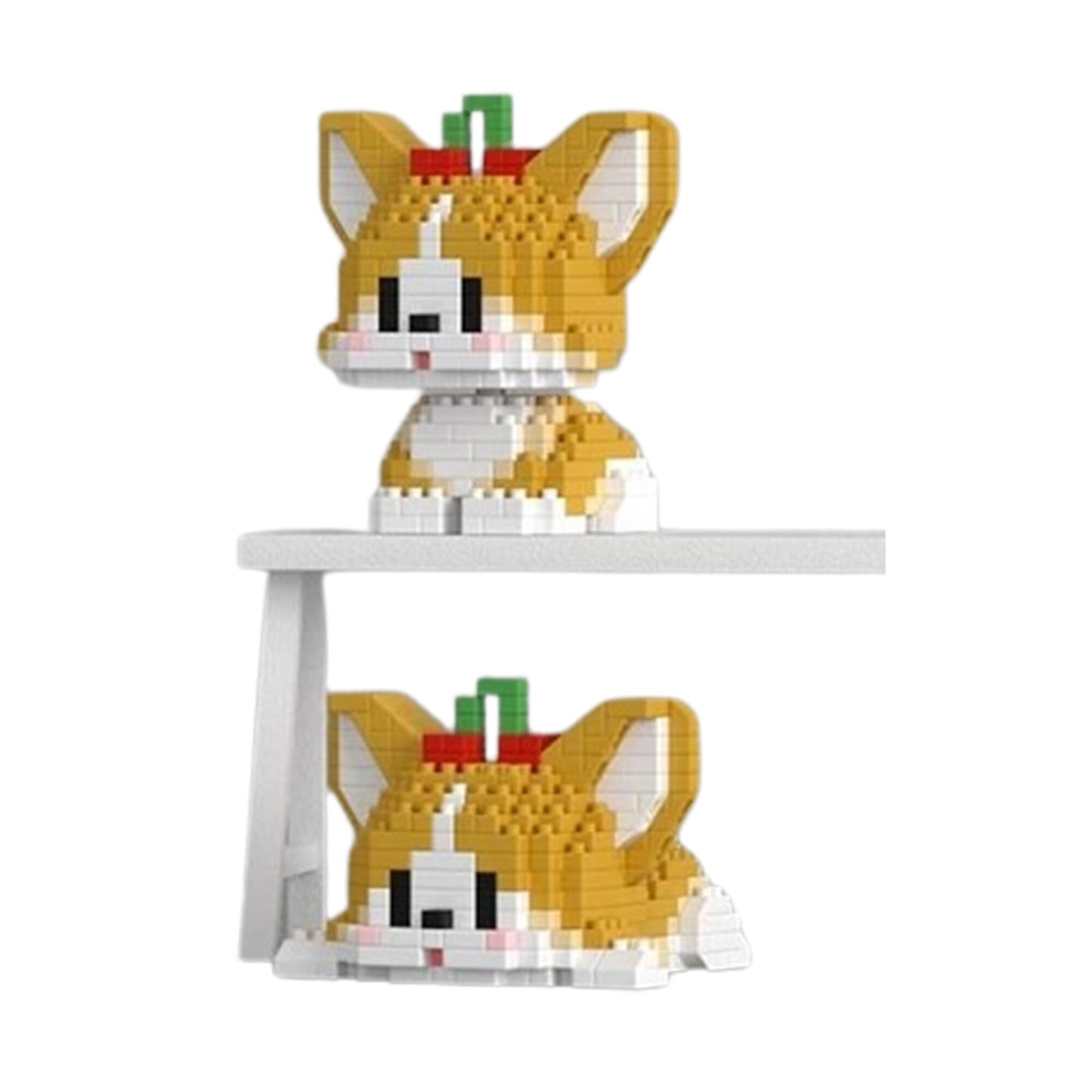 DIY Adorable Interchangeable Pose Dog Nano Blocks Building Kit - Collectable Canine Figurines with Dual Assembly Options - Builditfy