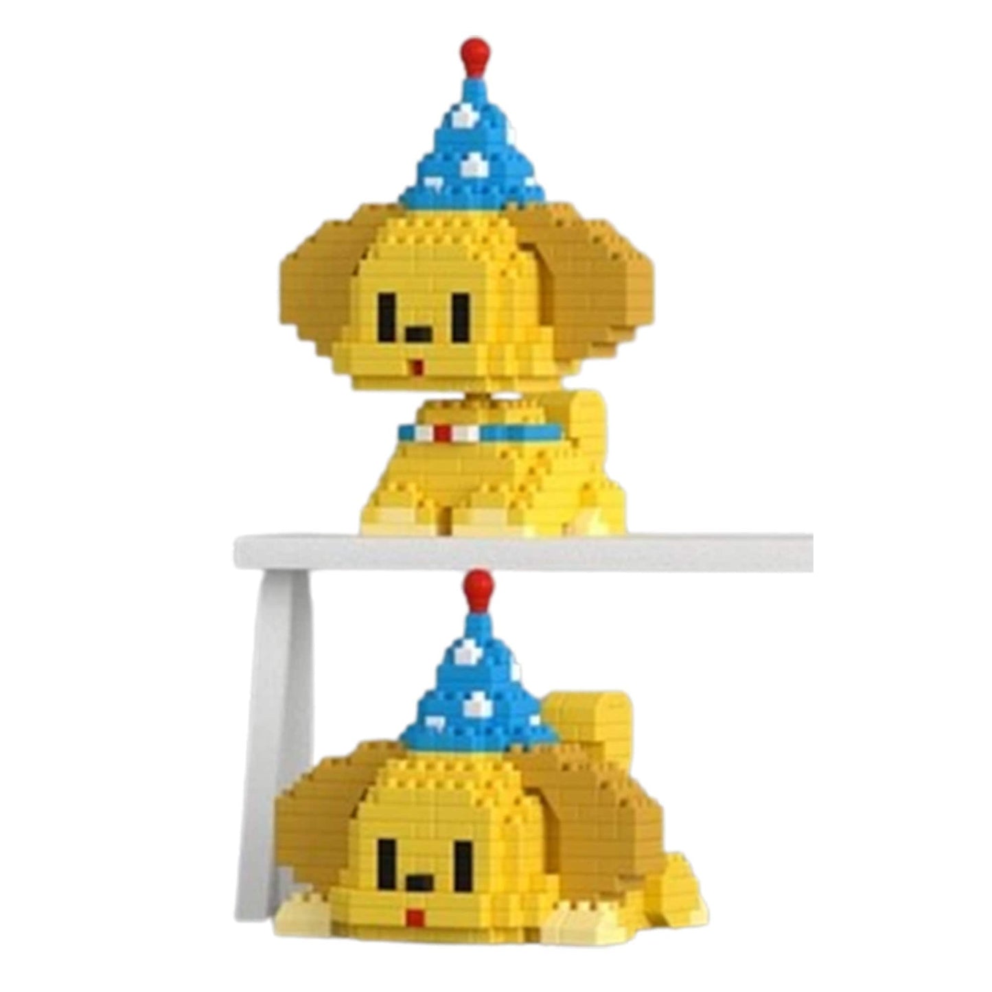 DIY Adorable Interchangeable Pose Dog Nano Blocks Building Kit - Collectable Canine Figurines with Dual Assembly Options - Builditfy