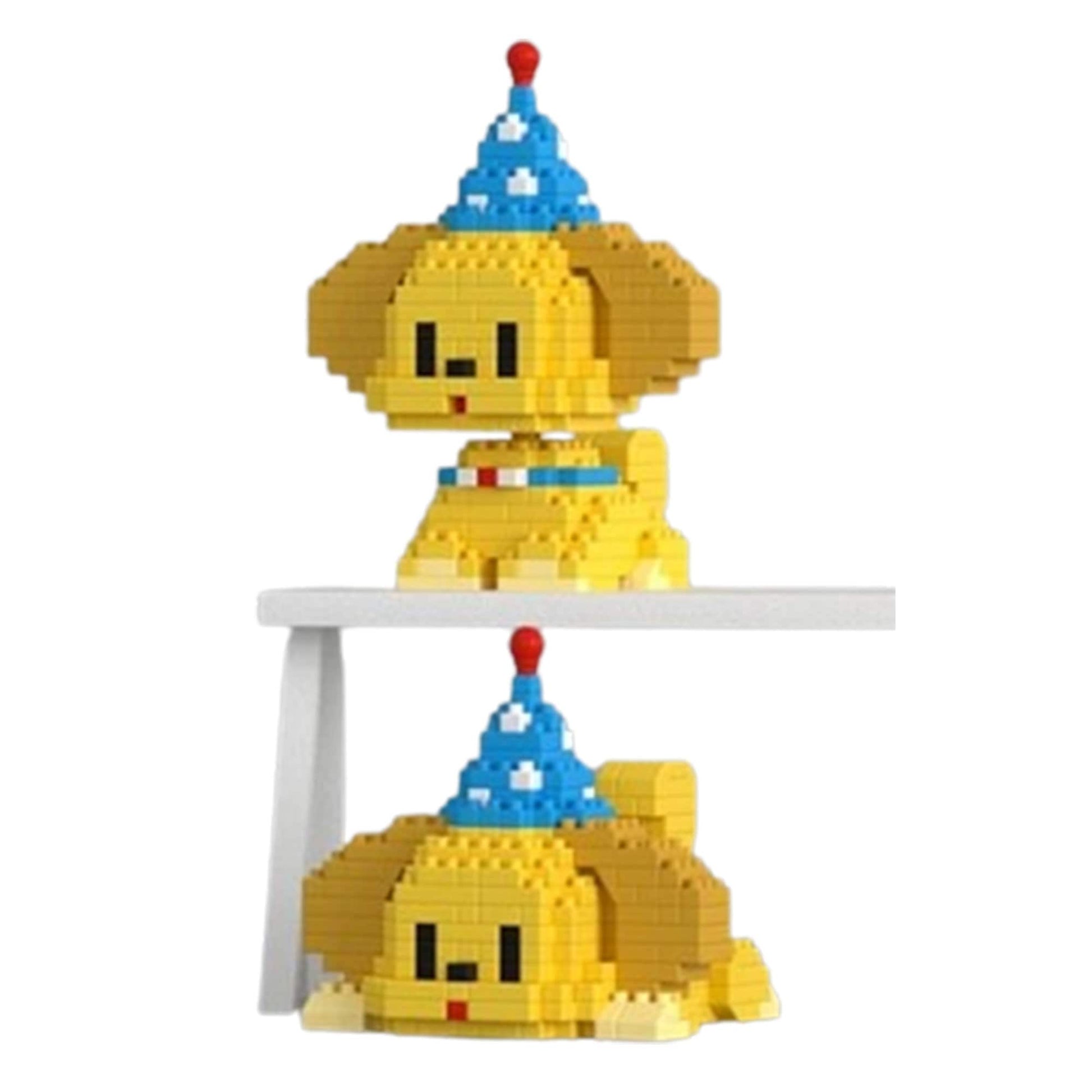 DIY Adorable Interchangeable Pose Dog Nano Blocks Building Kit - Collectable Canine Figurines with Dual Assembly Options - Builditfy