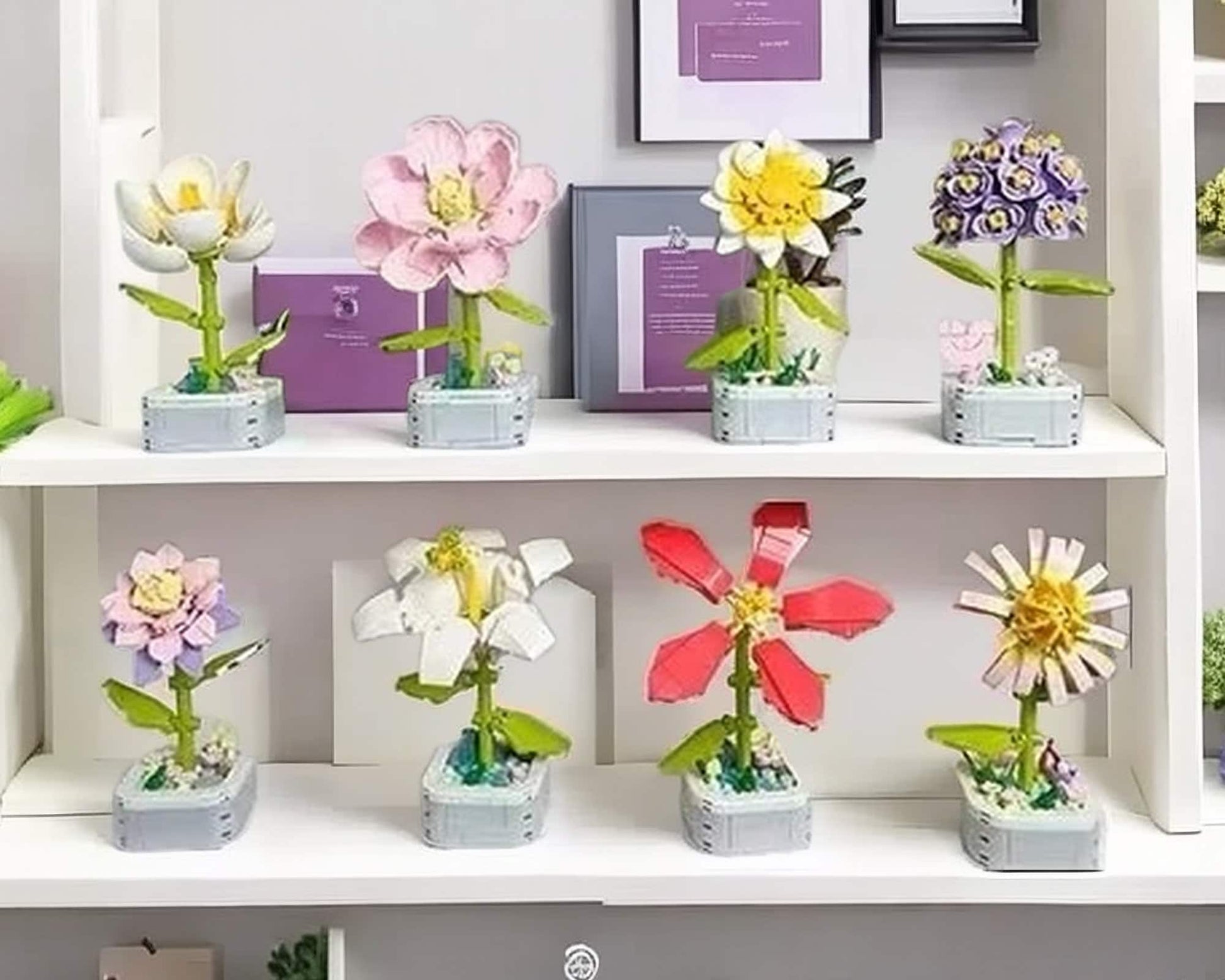 DIY Floral Bliss: Craft Your Own Eternal Garden with Flower Building Block Kits - Builditfy