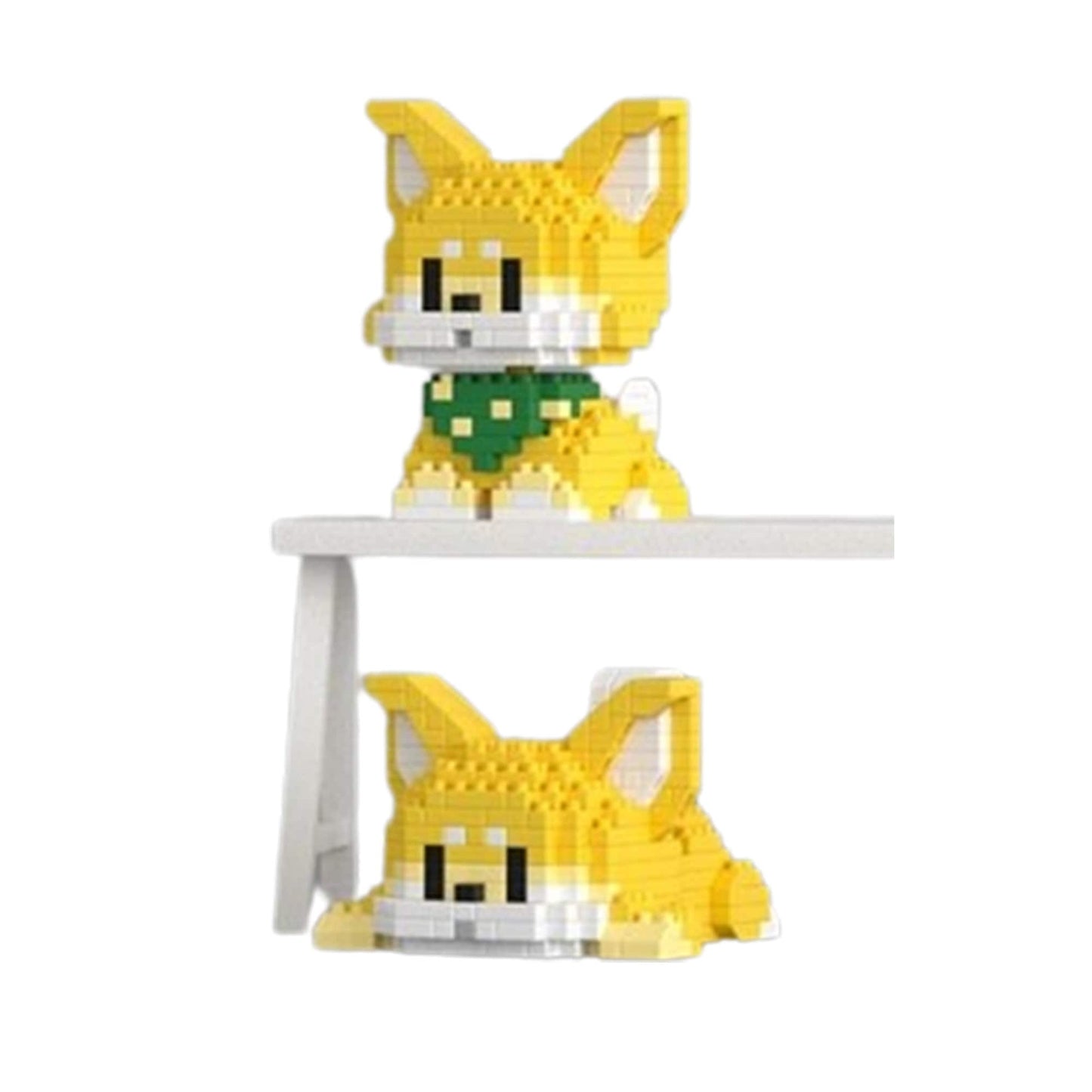 DIY Adorable Interchangeable Pose Dog Nano Blocks Building Kit - Collectable Canine Figurines with Dual Assembly Options - Builditfy