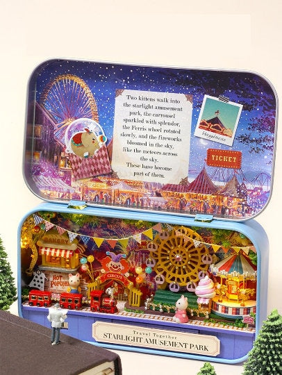 DIY Handmade Miniature Dollhouse Kit - Create Your Own Magical World with Box Theatre Gift (Non-Finished Product) - Builditfy