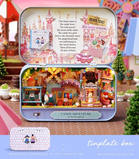DIY Handmade Miniature Dollhouse Kit - Create Your Own Magical World with Box Theatre Gift (Non-Finished Product) - Builditfy