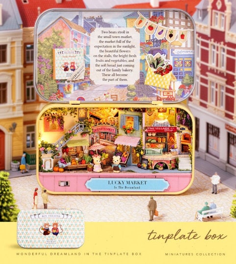 DIY Handmade Miniature Dollhouse Kit - Create Your Own Magical World with Box Theatre Gift (Non-Finished Product) - Builditfy