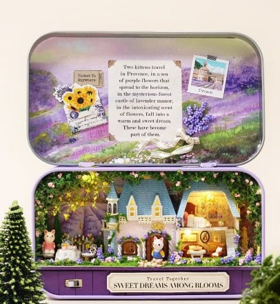 DIY Handmade Miniature Dollhouse Kit - Create Your Own Magical World with Box Theatre Gift (Non-Finished Product) - Builditfy