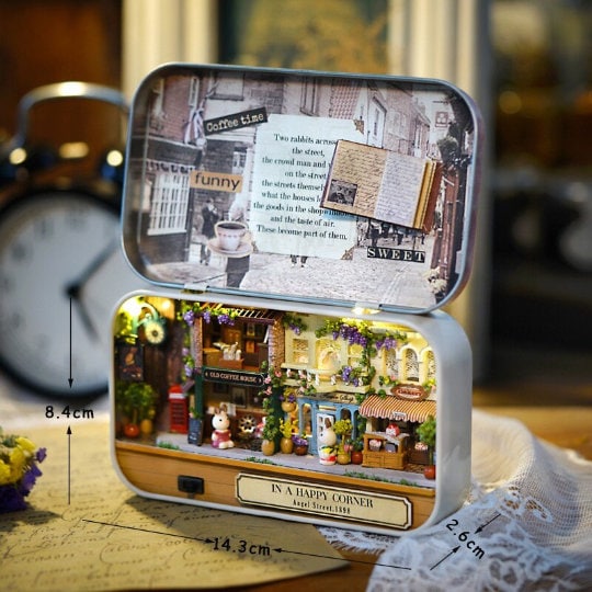 DIY Handmade Miniature Dollhouse Kit - Create Your Own Magical World with Box Theatre Gift (Non-Finished Product) - Builditfy