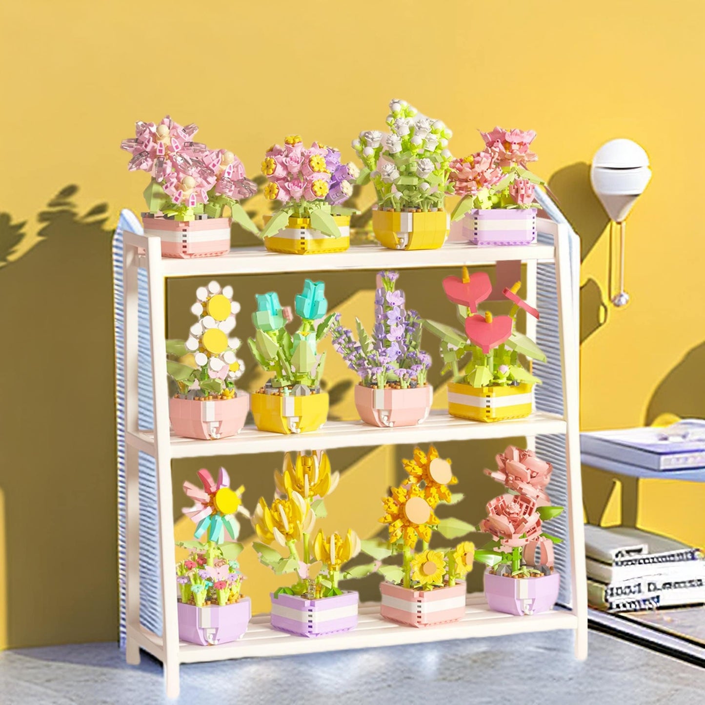 Creative DIY Botanical Flower Sets - Build-Your-Own Garden, Home Decor & Gift Idea, Option 1-6 - Builditfy