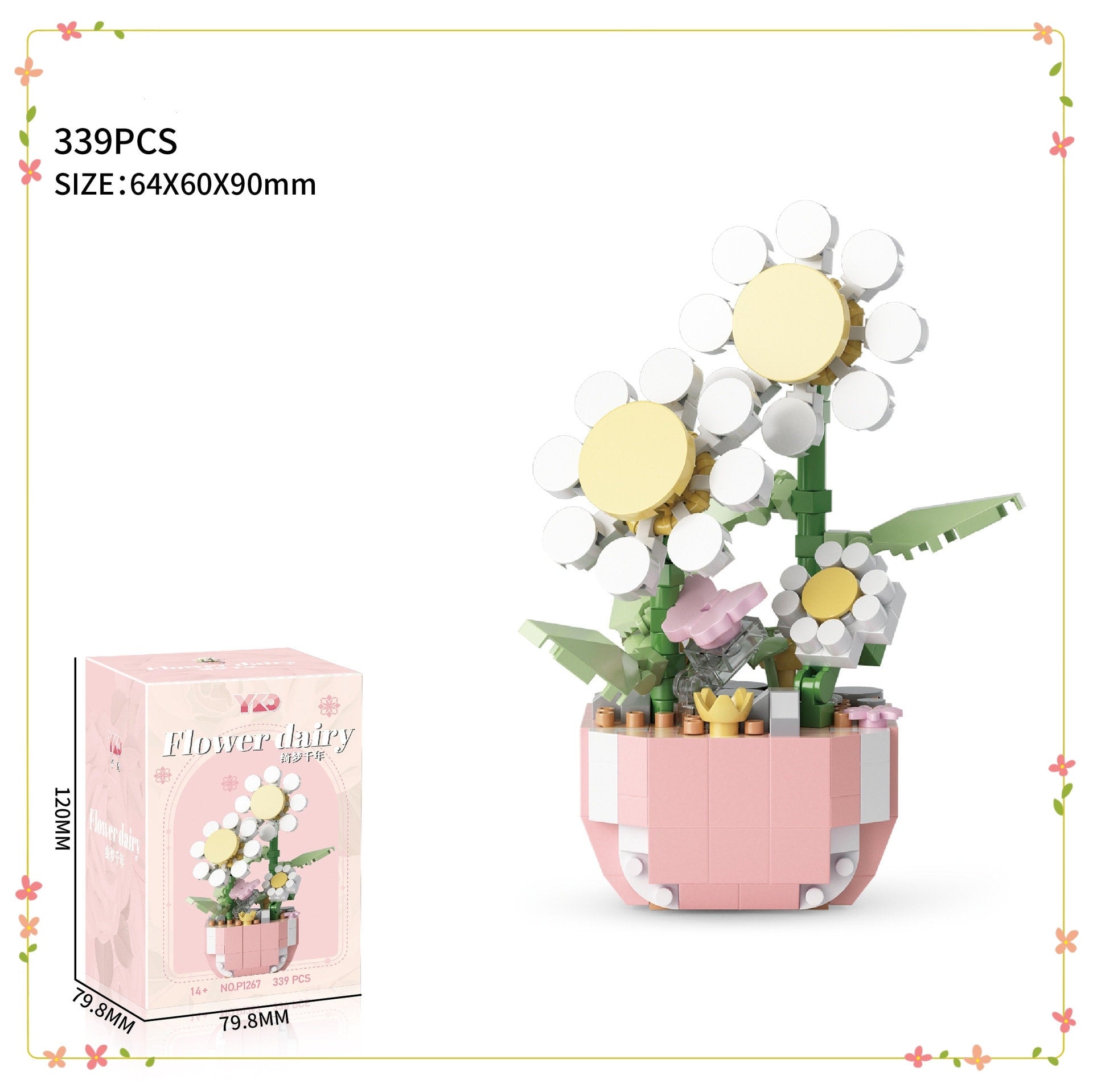 Creative DIY Botanical Flower Sets - Build-Your-Own Garden, Home Decor & Gift Idea, Option 7-12 - Builditfy