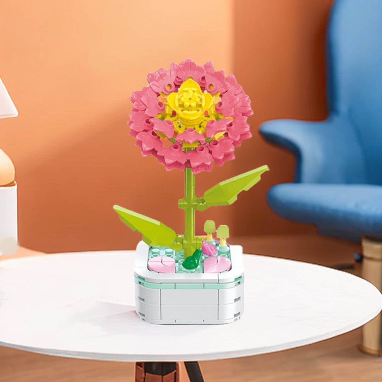 Agapanthus DIY Floral Bliss: Craft Your Own Eternal Garden with Flower Building Block Kits - Builditfy