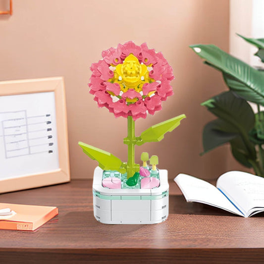 GIFT SET - Agapanthus DIY Floral Bliss: Craft Your Own Eternal Garden with Flower Building Block Kits - Builditfy