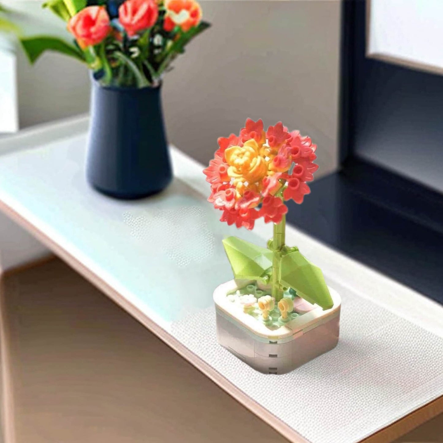 Agapanthus DIY Floral Bliss: Craft Your Own Eternal Garden with Flower Building Block Kits - Builditfy