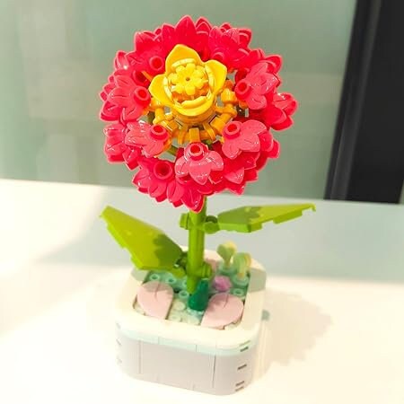 GIFT SET - Agapanthus DIY Floral Bliss: Craft Your Own Eternal Garden with Flower Building Block Kits - Builditfy