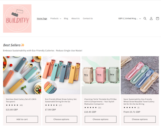 Builditfy: Elevating Eco-Friendly Living with Reusable Cutlery