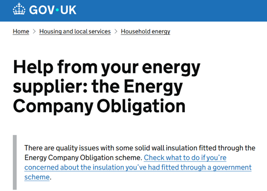 Unlocking Energy Efficiency: The Energy Company Obligation (ECO) Scheme